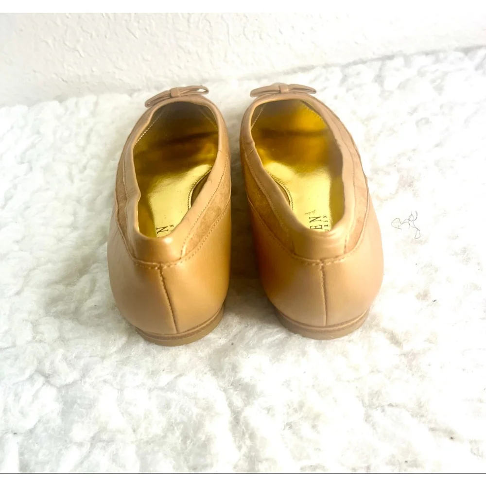 Lauren Ralph Lauren Tan Suede Leather Slip on Flats Women Size 5.5B